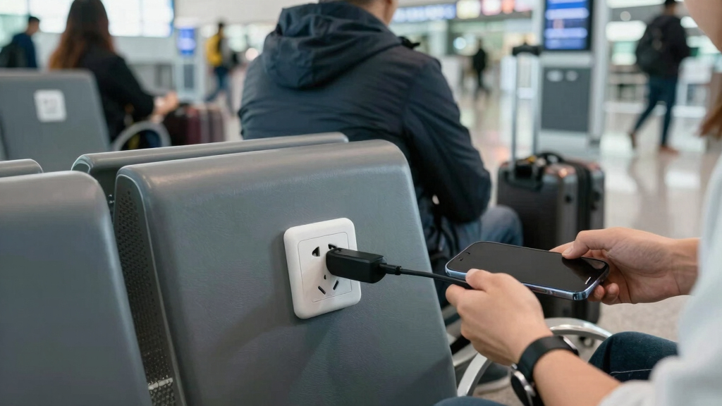 Charging Etiquette and Outlet Hunting in Airports