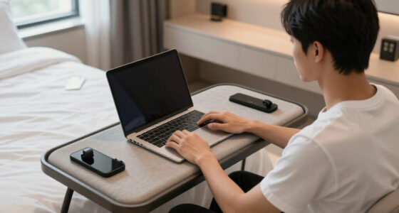 Ergonomics in a Hotel Room: Avoiding Laptop Neck While Traveling