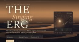 The Singing Erg — Desert Expedition Bureau — Shader-Driven Environment (FABLE/175, room 35)