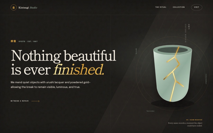 Kintsugi Studio — The Art of Golden Repair (FABLE/175)