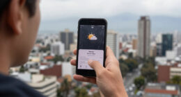 Santiago Rain Start Time Forecasted By La Tercera
