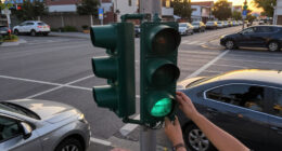 Could More Green Lights Be The Key To Slowing Drivers Down?